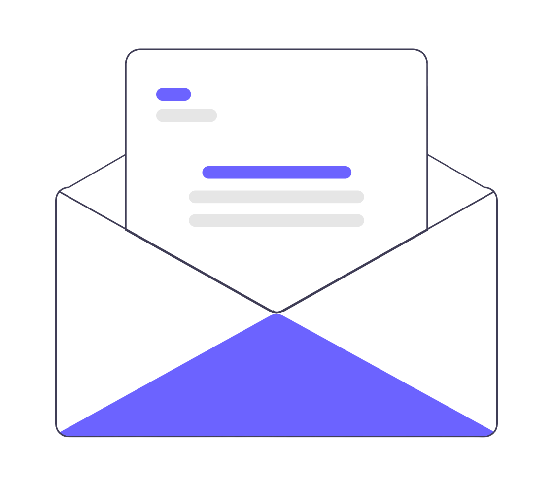 Opened email image
