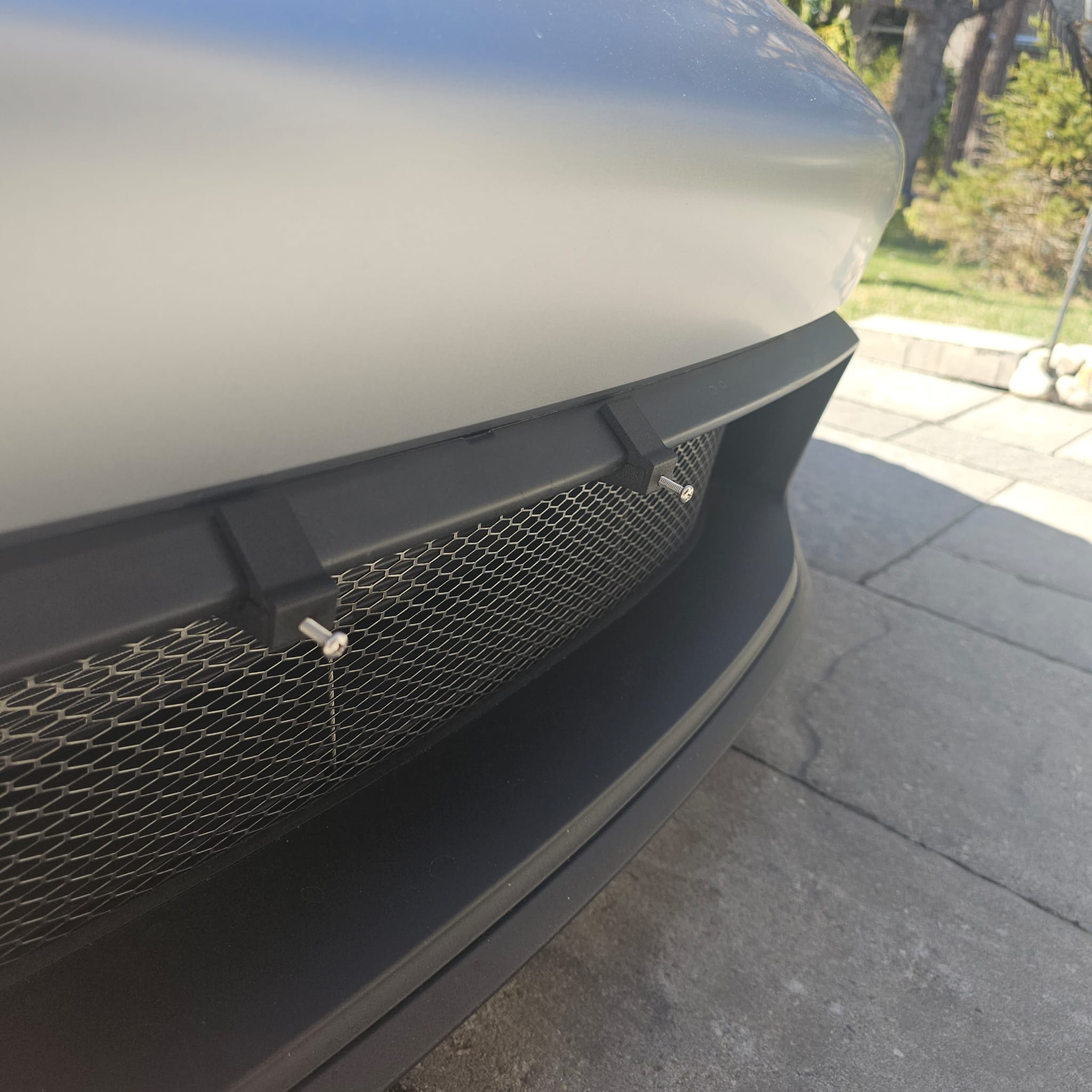 3D-printed license plate holder
