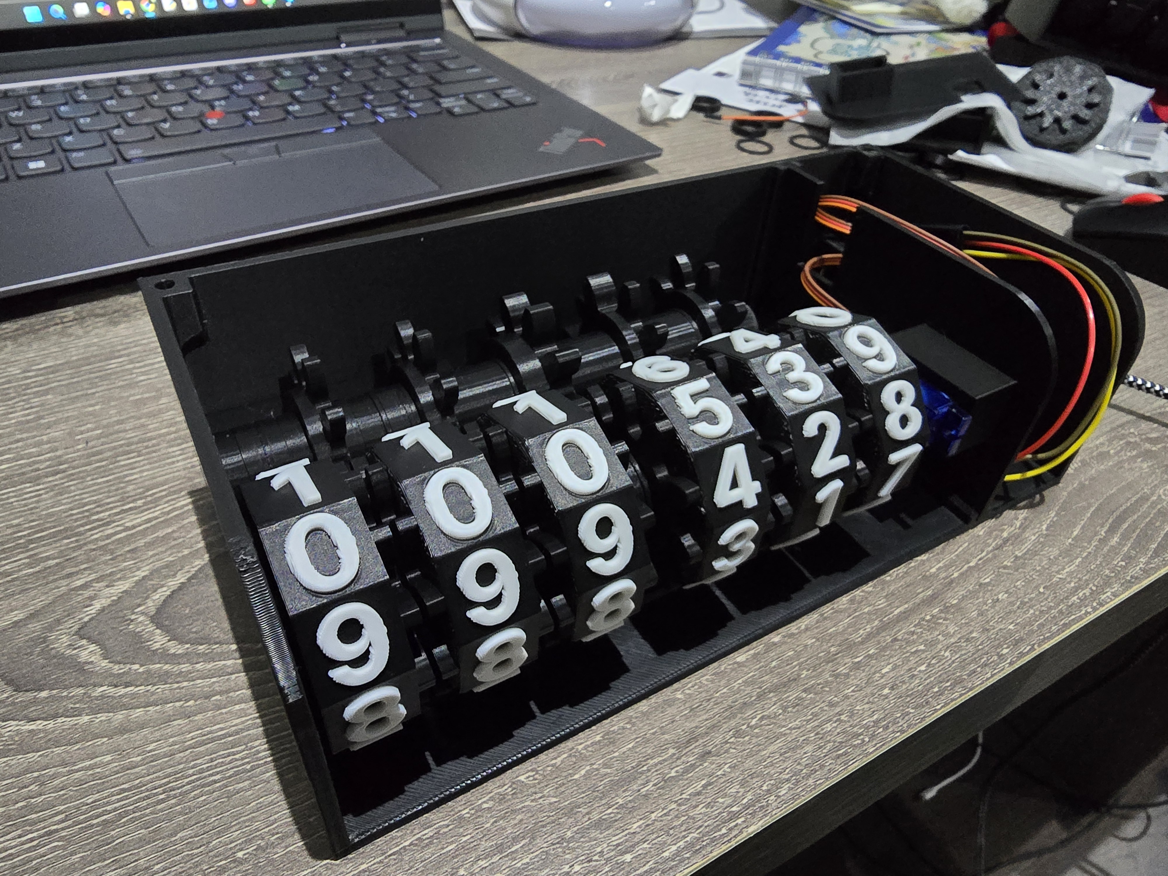 3D-printed mechanical counter